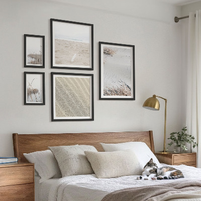 Modernes wandbilder-set Minimalistische Strandmotive