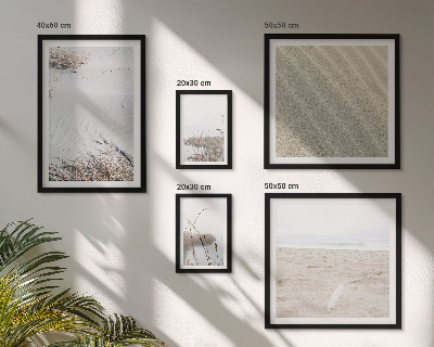 Modernes wandbilder-set Minimalistische Strandmotive