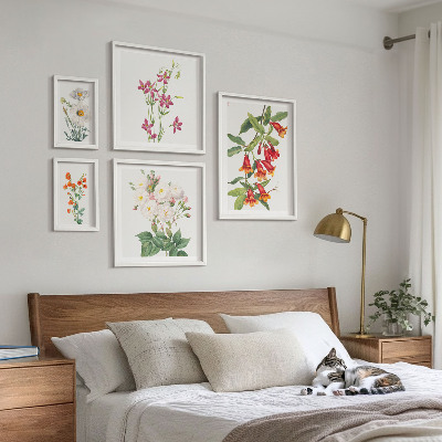 Bilderset fürs sofa Florale botanische Motive
