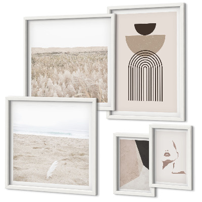 Bildergalerie-set für die wand Stilvolle abstrakte Landschaften
