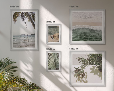 Bildergalerie-set für die wand Tropische Strände und Natur im Einklang