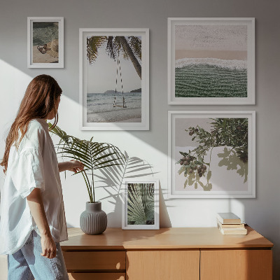 Bildergalerie-set für die wand Tropische Strände und Natur im Einklang