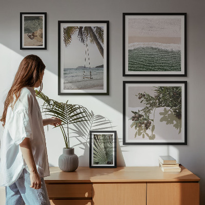 Bildergalerie-set für die wand Tropische Strände und Natur im Einklang