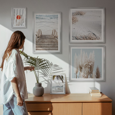 Bildergalerie-set für die wand Strandblick und Natur