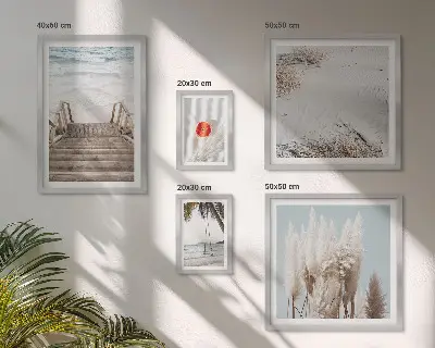 Bildergalerie-Set für die Wand mit Strandblick und Natur