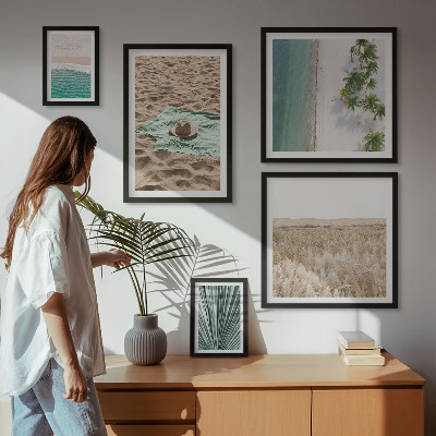 Bildergalerie-set für die wand Tropischer Strandblick