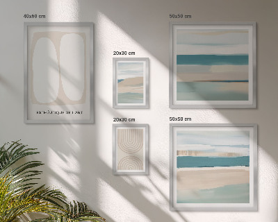 Bildergalerie-set für die wand Abstrakte Naturkompositionen