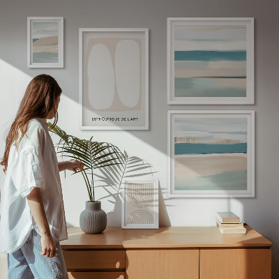 Bildergalerie-set für die wand Abstrakte Naturkompositionen
