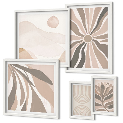 Bildergalerie-set für die wand Stilvolle Naturkompositionen