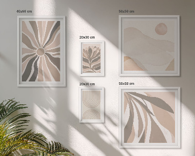 Bildergalerie-set für die wand Stilvolle Naturkompositionen