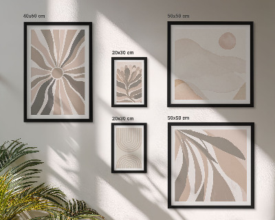 Bildergalerie-set für die wand Stilvolle Naturkompositionen