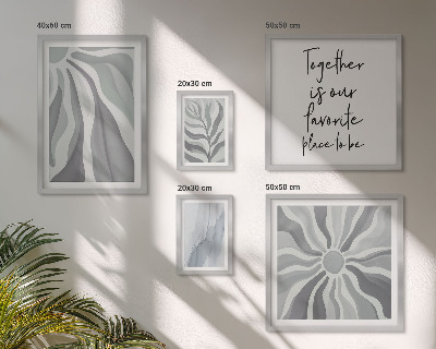 Modernes wandbilder-set Abstrakte graue und weiße Muster