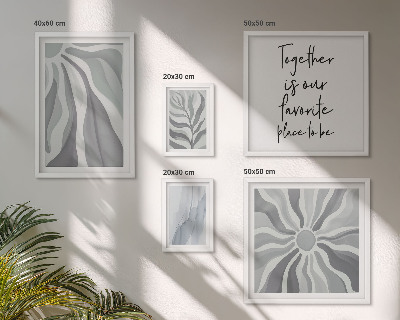 Modernes wandbilder-set Abstrakte graue und weiße Muster