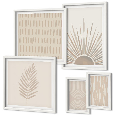 Bildergalerie-set für die wand Stilvolle Dekorationen, Natur, Geometrie