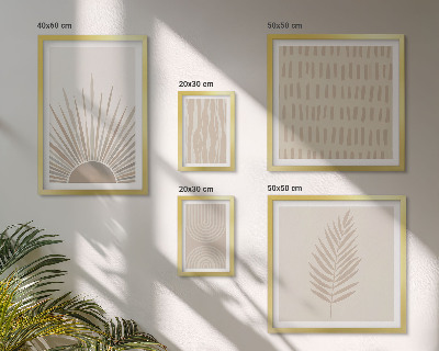Bildergalerie-set für die wand Stilvolle Dekorationen, Natur, Geometrie
