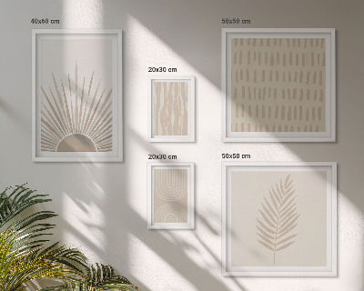 Bildergalerie-set für die wand Stilvolle Dekorationen, Natur, Geometrie
