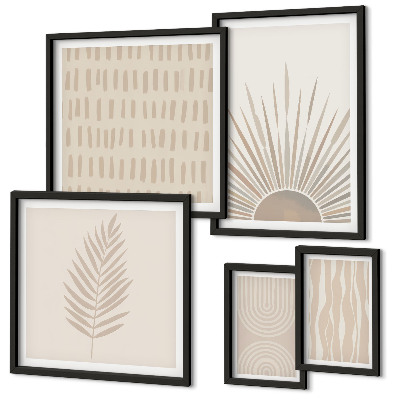 Bildergalerie-set für die wand Stilvolle Dekorationen, Natur, Geometrie