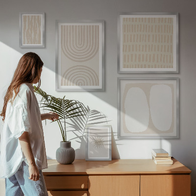 Bildergalerie-set für die wand Stilvolle abstrakte Formen