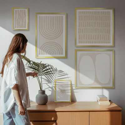 Bildergalerie-set für die wand Stilvolle abstrakte Formen