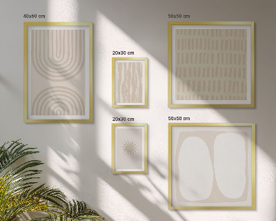 Bildergalerie-set für die wand Stilvolle abstrakte Formen
