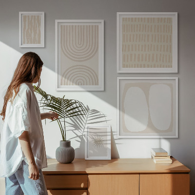 Bildergalerie-set für die wand Stilvolle abstrakte Formen