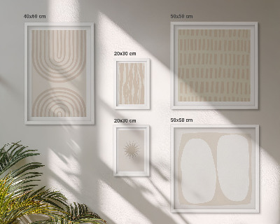 Bildergalerie-set für die wand Stilvolle abstrakte Formen