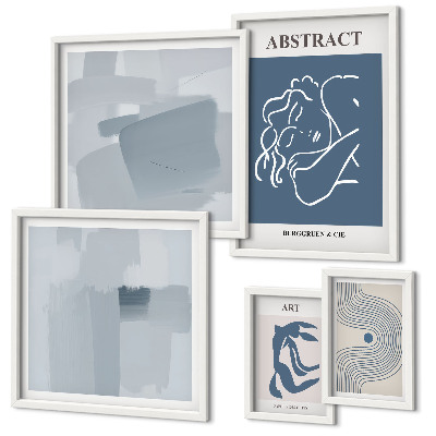Bildergalerie-set für die wand Stilvolle minimalistische Abstraktionen