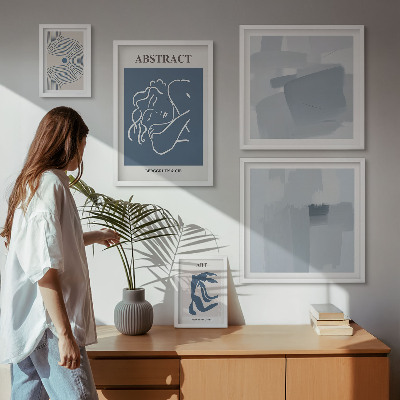 Bildergalerie-set für die wand Stilvolle minimalistische Abstraktionen