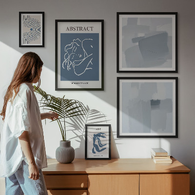 Bildergalerie-set für die wand Stilvolle minimalistische Abstraktionen