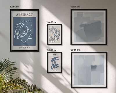 Bildergalerie-set für die wand Stilvolle minimalistische Abstraktionen