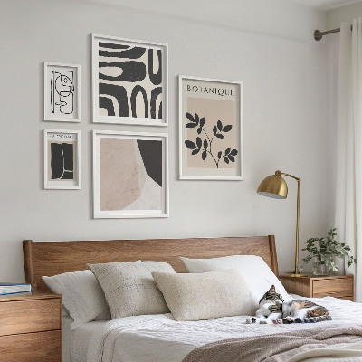 Bilderset fürs sofa Stilvolle minimalistische Grafiken