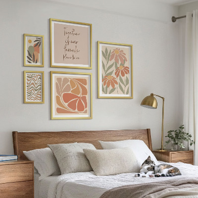 Bildergalerie-set für die wand Stilvolle Dekorationen mit Naturblumen