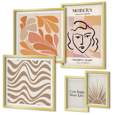 Bildergalerie-set für die wand Moderner abstrakter Stil