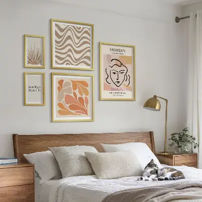 Bildergalerie-Set für die Wand in modernem abstraktem Stil