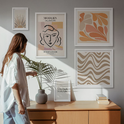 Bildergalerie-set für die wand Moderner abstrakter Stil
