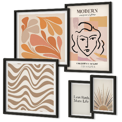 Bildergalerie-set für die wand Moderner abstrakter Stil