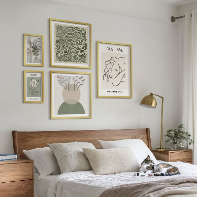 Bildergalerie-set für die wand Minimalistische Pflanzenkompositionen