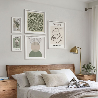 Bildergalerie-set für die wand Minimalistische Pflanzenkompositionen