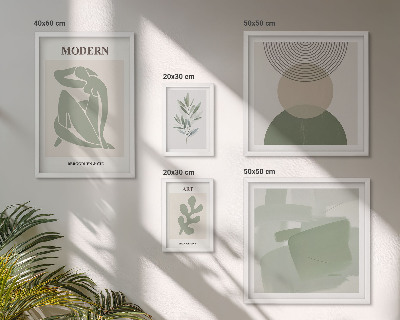 Modernes wandbilder-set Moderner Stil mit Abstraktion