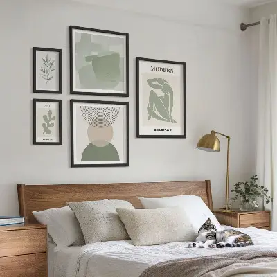 Wandbilder-Set in modernem abstraktem Stil