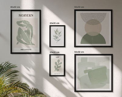 Modernes wandbilder-set Moderner Stil mit Abstraktion