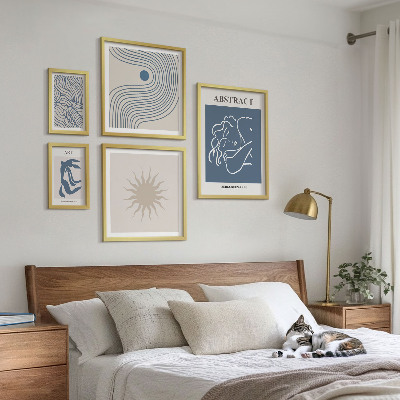 Bildergalerie-set für die wand Stilvolle abstrakte Geometrie