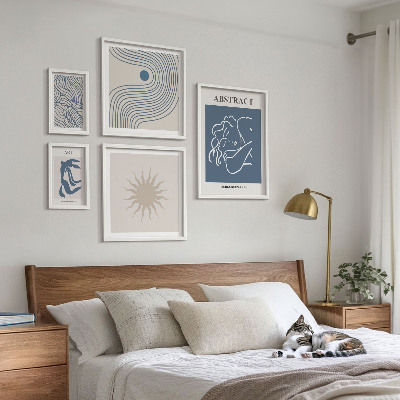 Bildergalerie-set für die wand Stilvolle abstrakte Geometrie