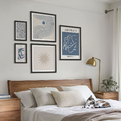 Bildergalerie-set für die wand Stilvolle abstrakte Geometrie