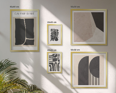Bildergalerie-set für die wand Stilvolle minimalistische Grafiken