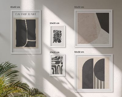 Bildergalerie-set für die wand Stilvolle minimalistische Grafiken