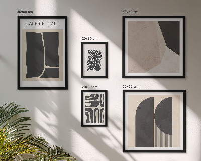 Bildergalerie-set für die wand Stilvolle minimalistische Grafiken