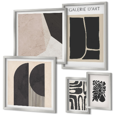 Bildergalerie-set für die wand Stilvolle minimalistische Grafiken