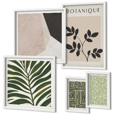 Modernes wandbilder-set Moderne Pflanzeninspirationen