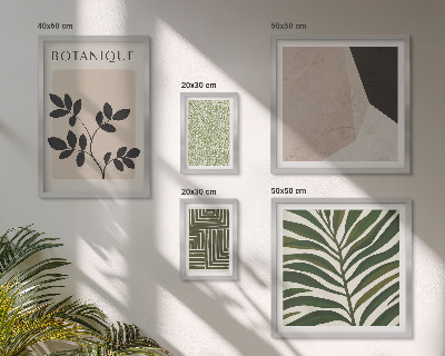 Modernes wandbilder-set Moderne Pflanzeninspirationen